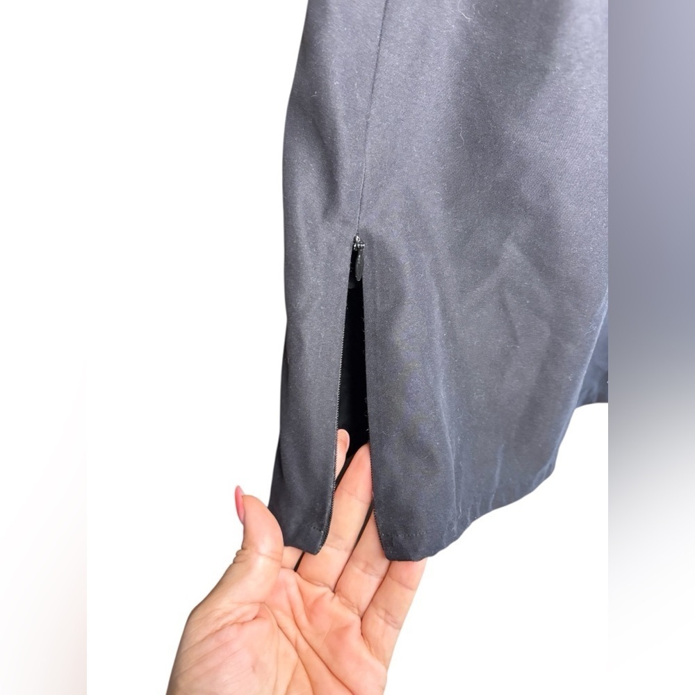 Patagonia women’s black skort skirt sz 6 side zipper on both sides front pocket - Picture 3 of 9